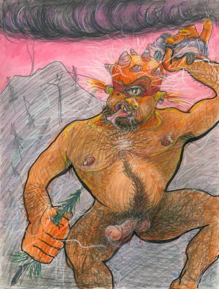 ERIC WALLEN  Wake The Fuck UP! 12 X 16 2013 1240 kb