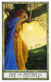 DruidCraftTarot-FiveofPentacles