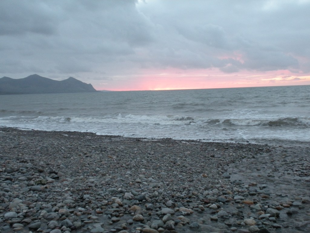 Sunset over Caer Arianrhod